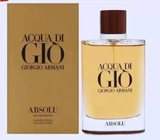 Giorgio Armani Acqua Di Gio Absolu 3.4oz Eau De perfume spray for Men's