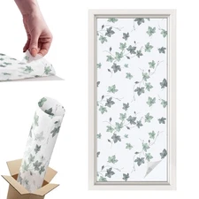 Easy DIY Frosted Window Film, Removable and Reusable Green Vine Other