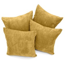 Velvet Cushions Filled or Cushion Covers Pack 4, 2, 1  Bed Sofa Decor Pillows