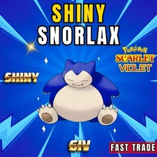 Pokemon Scarlet & Violet - ✨ SHINY SNORLAX ✨ 6IV ✨ FAST TRADE 🚀