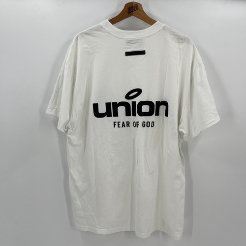 Fear of God, Fear of God Essentials FOG x Union LA 30 Year Vintage Tee in White L
