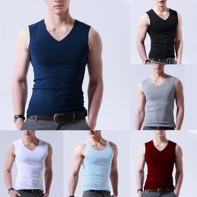 Ice Silk Herren sportliches Tank Top mit spurlosem Stil für Bodybuilding