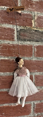 Manufaktor Ballerina hand-made bar marionettes/ Budapest Paper Opera Theatre