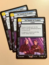 Star Wars Unlimited LOF 43 The Tragedy of Plagueis x3 Play Set