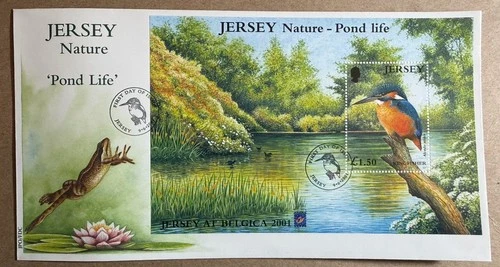 GB Jersey FDC 2001 Pond Life’
