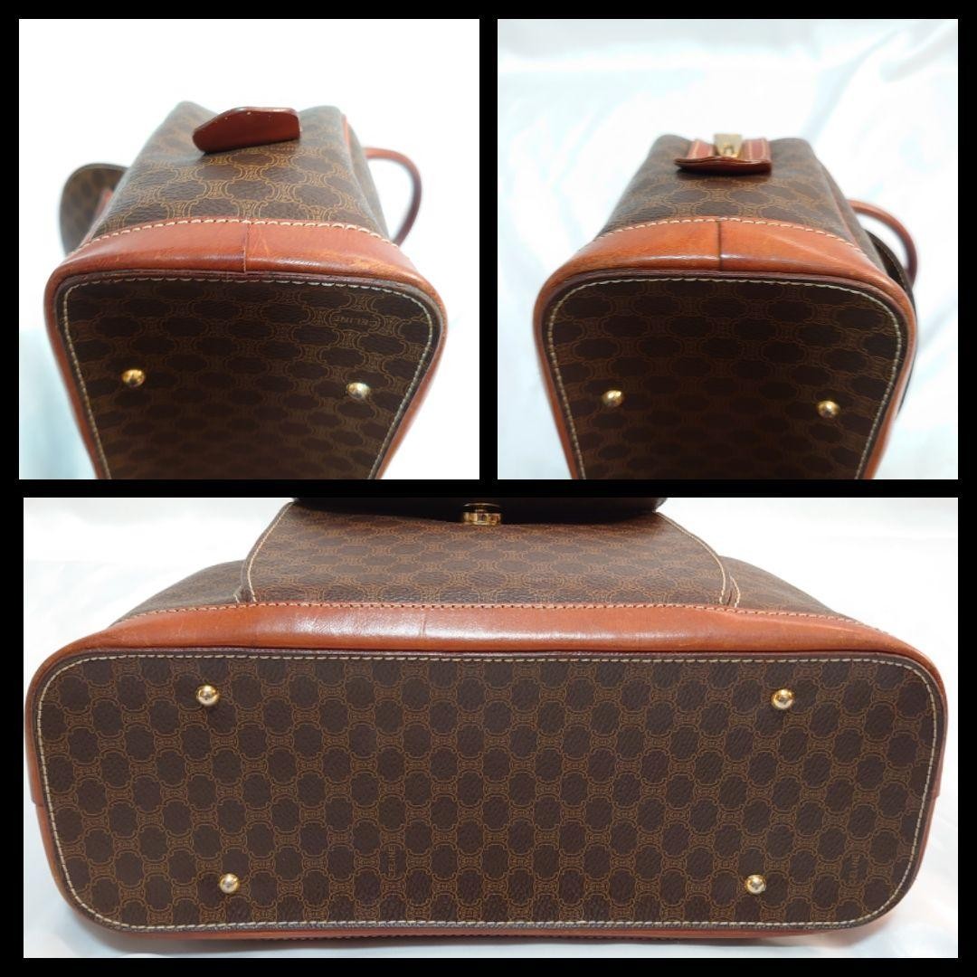 Mint Condition CELINE Macadam Pattern Handbag - image 5