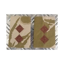British Army Galons De Lieutenant Camouflage Desert x 10 Paire Neuf Authentique