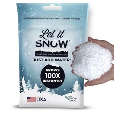 Instant Fake Snow for Slime Made in USA Safe & Easy Artificial Snow Powder