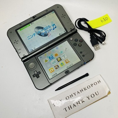 [LCD RANK B] New Nintendo 3DS XL LL Metallic Schwarz Konsole Japanisch (680