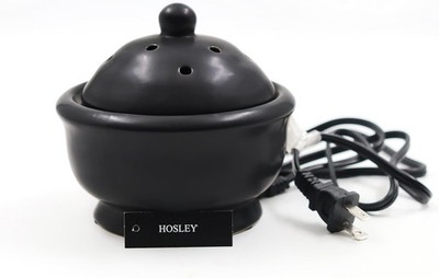 Black Potpourri Warmer 5'' High. Ideal Gift for Wedding, Special Occasions, Sp...