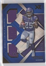 2019 Panini XR Rookie Triple Threats Materials Blue 36/75 Alexander Mattison bn5