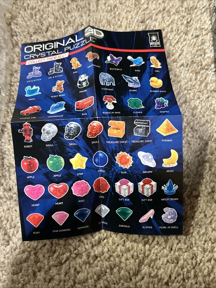 Rompecabezas de Cristal 3D Original Bepuzzled Deluxe - Rompecabezas Dragón Hágalo Usted Mismo Conjunto Foto 4 de 4