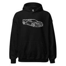 Premium Hoodie For Chevrolet Corvette C8 HTC Car Owners Birthday Gift