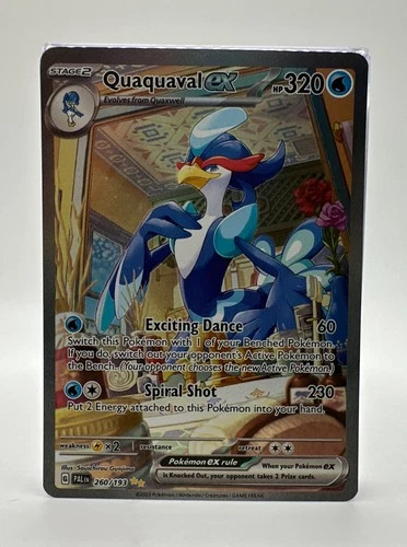 2023 Pokemon SV Paldea Evolved Quaquaval EX Special Illustration Rare #260/193