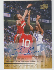 PERVIS ELLISON 2014-15 Upper Deck NCAA March Madness Autograph #PE-3 SP AUTO