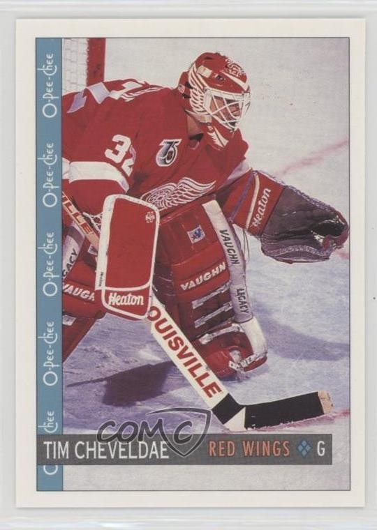 1992-93 O-Pee-Chee Tim Cheveldae #128 16jy