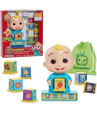 Just Play CoComelon JJ Phonics Fun Interactive Learning and Education Toy, 4 Mod