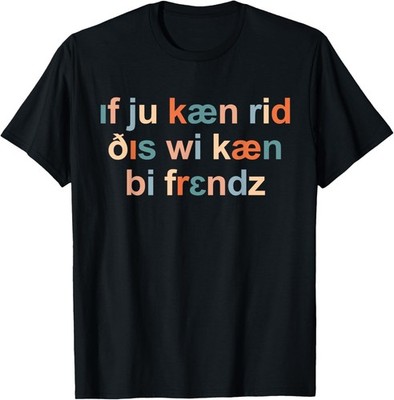 Speech Therapist IPA Phonetics Humor Unisex T-Shirt