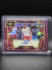 2025-26 Panini Select La Liga Pitchside Signatures Purple Auto /49 Abel Ruiz