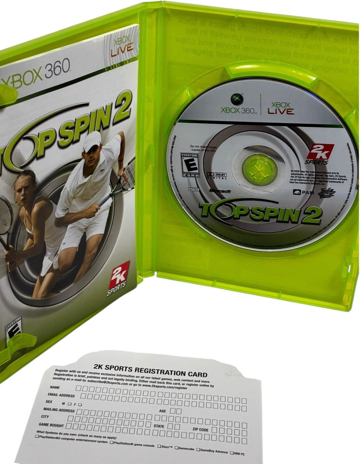 Top Spin 2 (Microsoft Xbox 360, 2006)