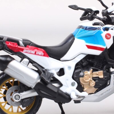 Honda Africa Twin 1:18 Diecast Modell – Statisches Sammel-Motorradmodell Aus Metall & Kunststoff, Detailgetreu