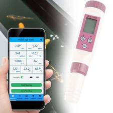 Digital Water Quality Test Pen EC TDS Tester PH Meter Water Hardness Purity Test