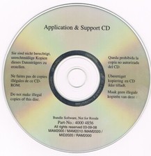 CD - APPLICATION  SUPPORT CD - BUNDLE SOFTWARE PART-NO.:4000 4856