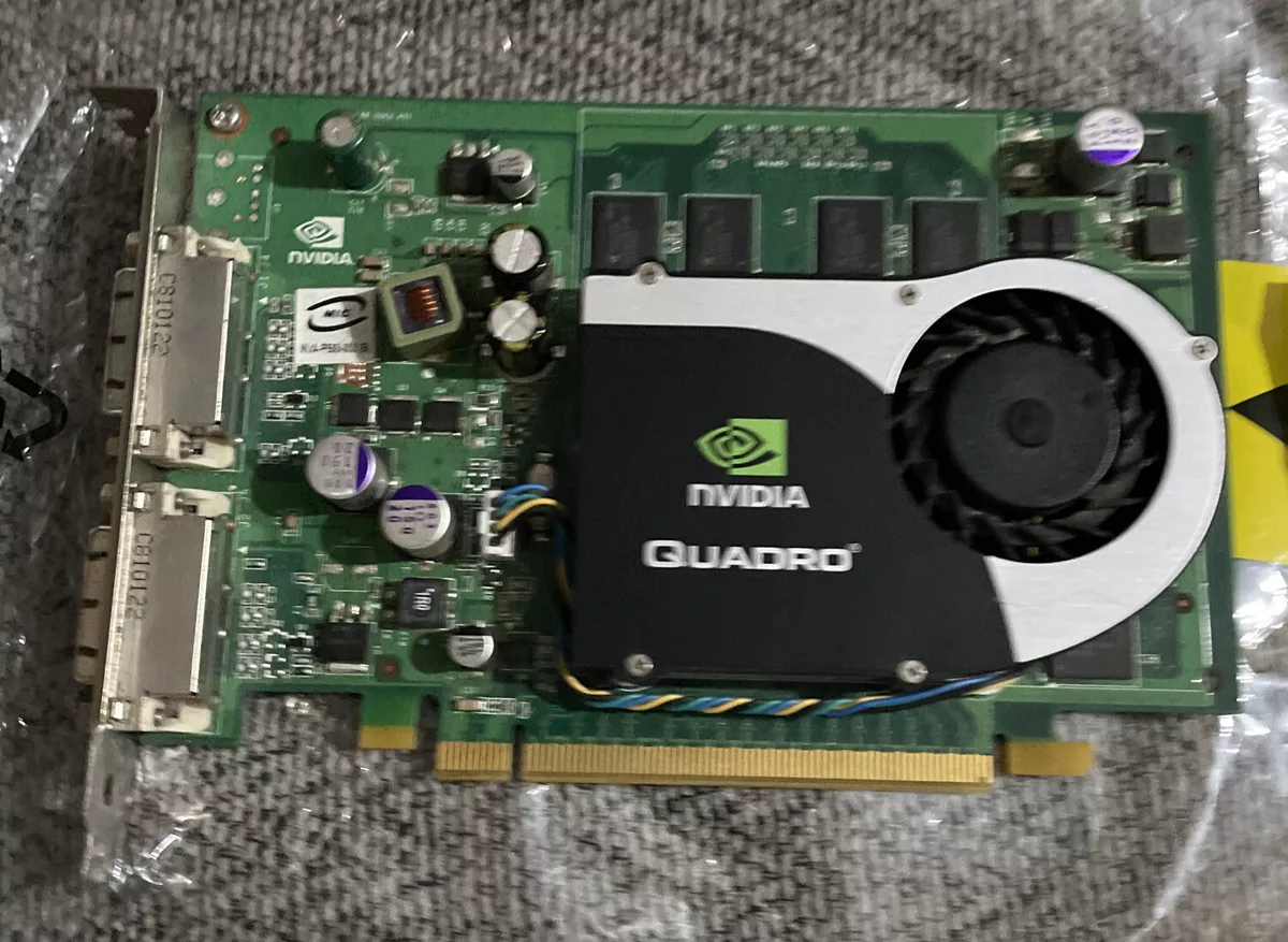 NVIDIA QUADRO FX570 256MB 128 BIT PCI E VIDEO CARD DUAL LINK DVI