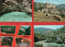 ACQUASANTA TERME - LOT OF 12 VINTAGE POSTCARDS - ASCOLI PICENO - see photos