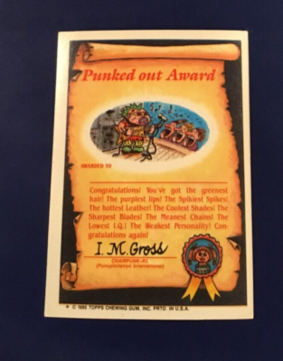 1985 Topps Garbage Pail Kids #45a LEAKY LINDSAY Original Series 2