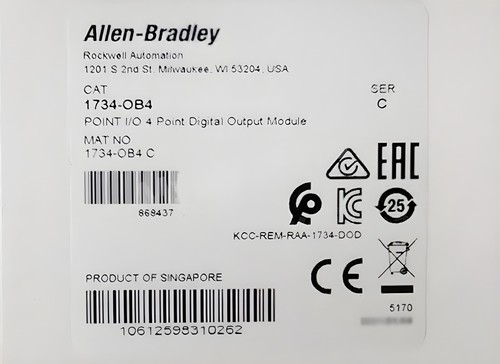 NEW Allen-Bradley 1734-OB4 POINT I/O 4 Point Digital Output Module 1734OB4 - Picture 2 of 2