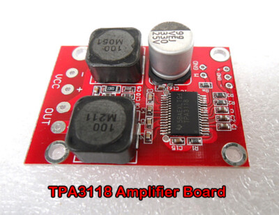 DC 5V-24V TPA3118 Digital Power Amplifier Board Mono BTL Output 50W DE