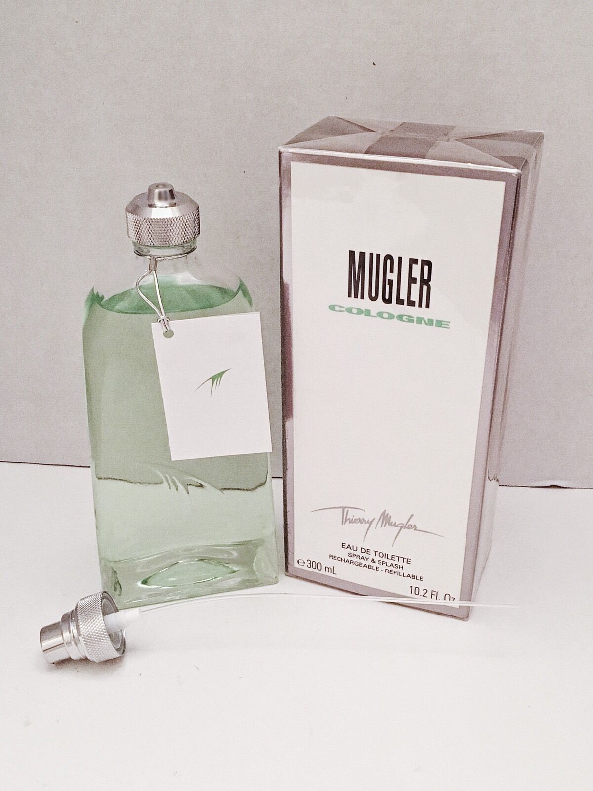 Mugler Cologne by Thierry Mugler EDT Spray & Splash Refillable 10.2oz/300ml NIB