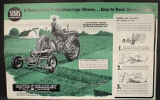 Sears Roebuck  7-Foot David Bradley “Pull Behind” Power Take-Off Mower Brochure
