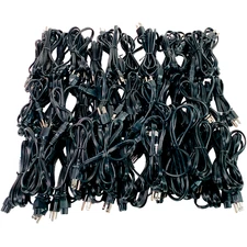 LOT 50 6ft High Quality 3 Prong IEC C5 AC Power Cord Laptop PC Printers Charger