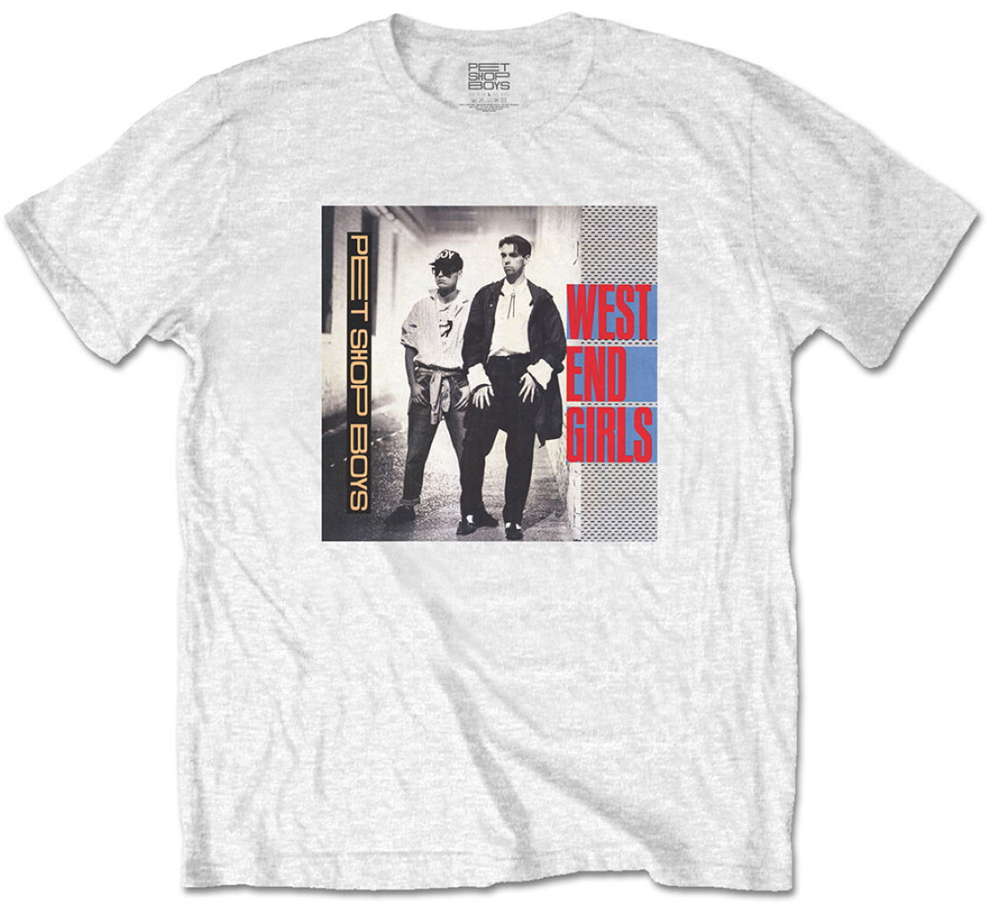 NEW ORDER x pet shop boys official Tシャツ Pet Shop Boys West End Girls White T-Shirt OFFICIAL | eBay