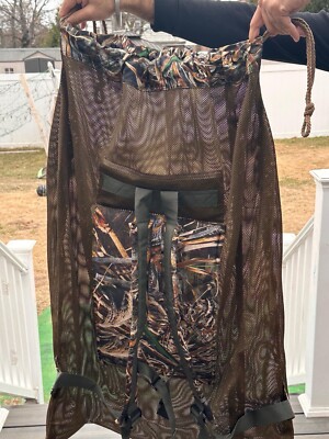 Duck Mesh Decoy Bag Pigeon Goose Turkey carry Storage Backpack Hunting