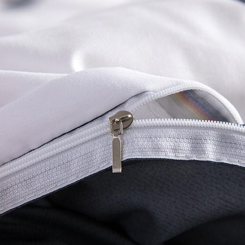 Japanese Blue Stripes Duvet Cover 240x210 Quilt Cover,King Size Blanket