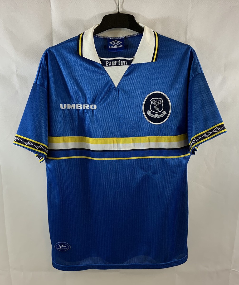 Everton Home Football Shirt 1997/99 Adults Large Umbro D353 | eBay