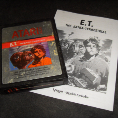 Jeu E.T. L'extra-terrestre Pour Atari 2600 - Version PAL, En Boîte Et Avec Notice