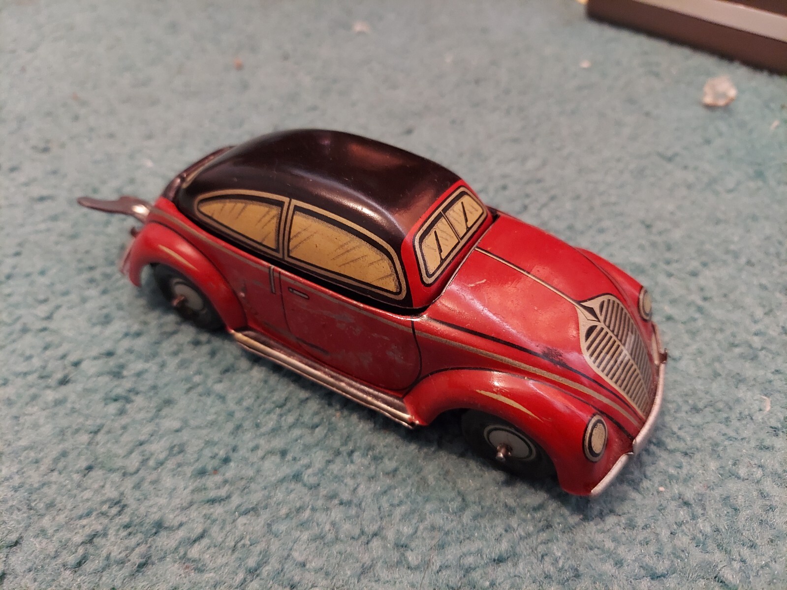 Vintage CKO Kellerman Adler Car Volkswagen Kafer Wind-Up Toy