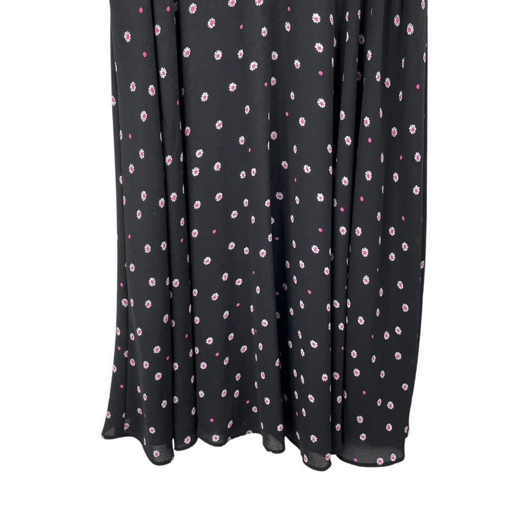 abito kate spade new york margherita a pois taglia 6 ditsy floreale senza maniche colletto