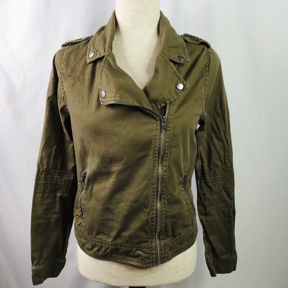 Be Cool Jacket Size Small Utility Asymmetrical Zi… - image 2