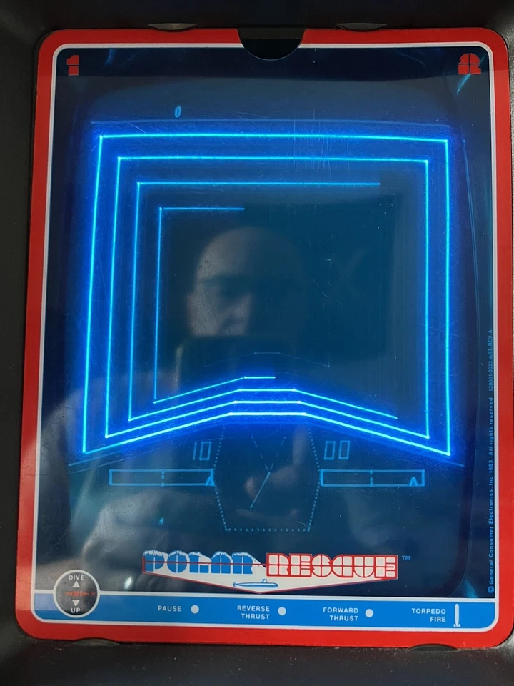 GCE 1983 Vectrex Polar Rescue Cartridge, Manual with Color Overlay! Very Rare! - Image 2 of 4