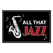 Postereck 1011 Poster Leinwand Jazz Plakat, Schild Musik Instrument Saxophon