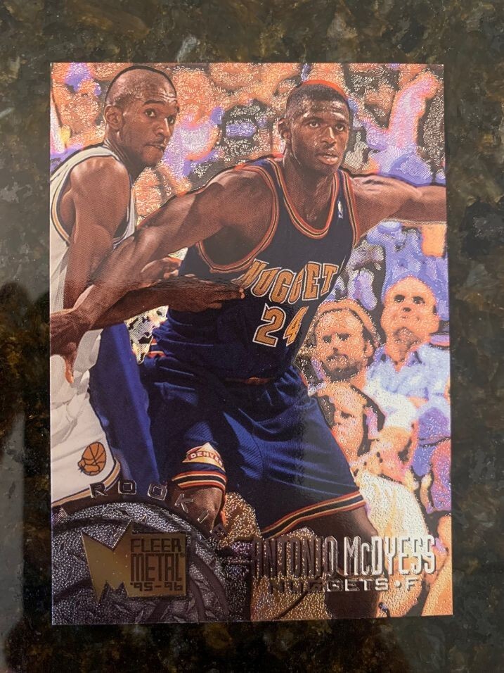 1995-96 Fleer METAL #143 ANTONIO MCDYESS ROOKIE.......NM-MT