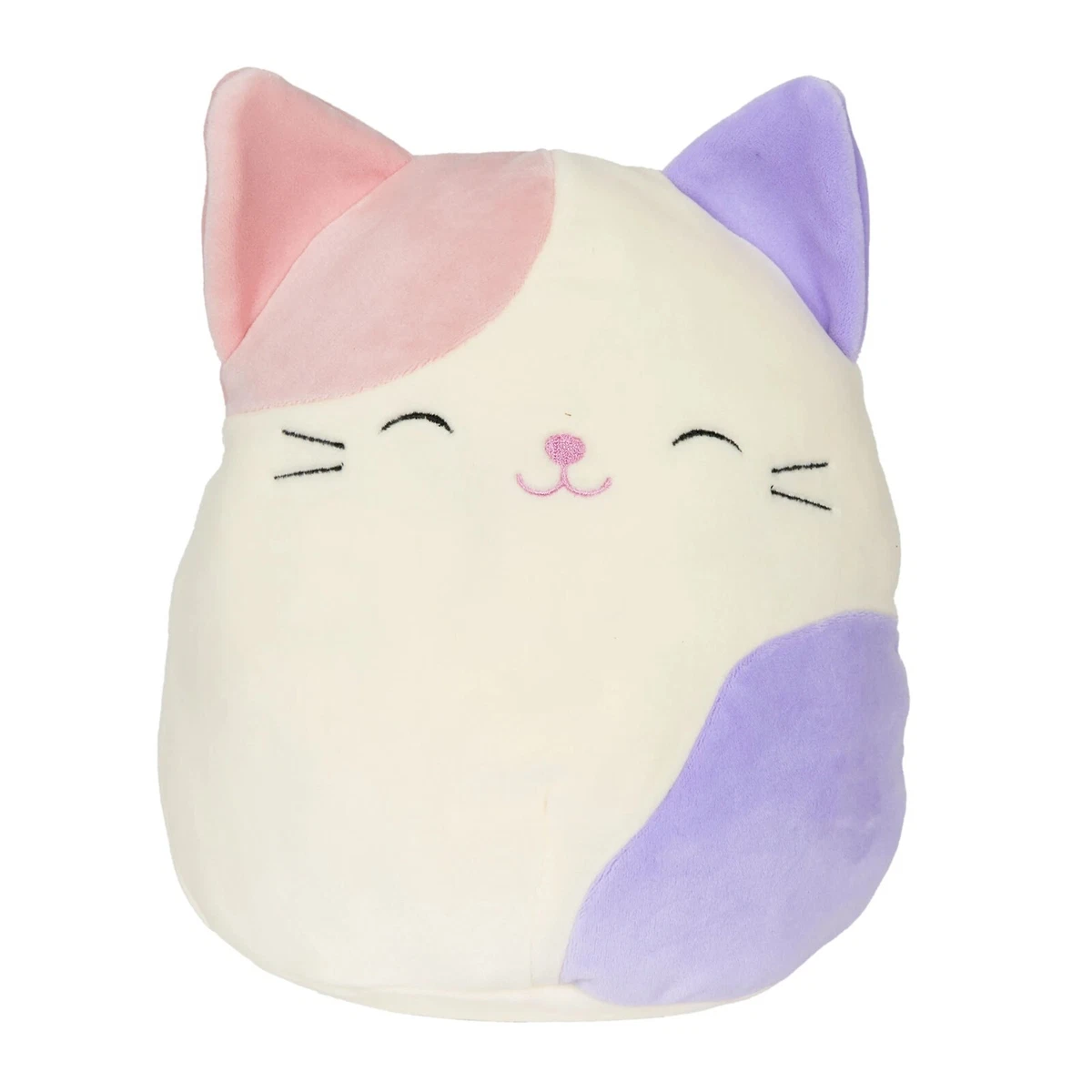 Squishmallow 8 Carlota Calico Kitty Cat Pink & Purple Plush Summer Squad  BNWT