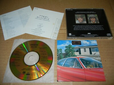 24KゴールドCD☆カーペンターズ/ナウ&ゼン 帯付 限定盤 GOLD CD CARPENTERS Now And Then JAPAN Limited 24k GOLD CD 1989 D33Y-3394 W