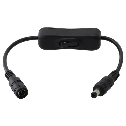 For LED On/Off Switch Cable Easy Installation 5 5x2 1mm Connector 6A ...