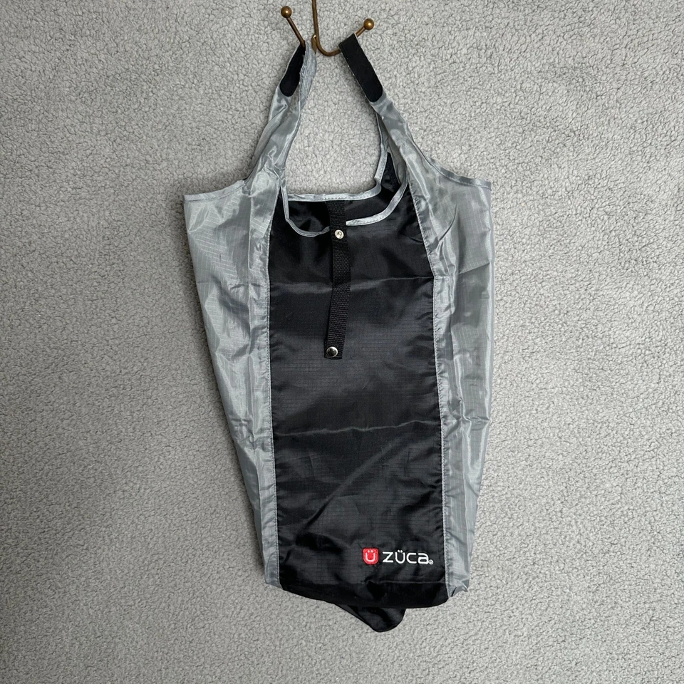 Zuca Stuff Bag 17 Length Ripstop Nylon Black Gray Travel Tote - Image 2 of 4